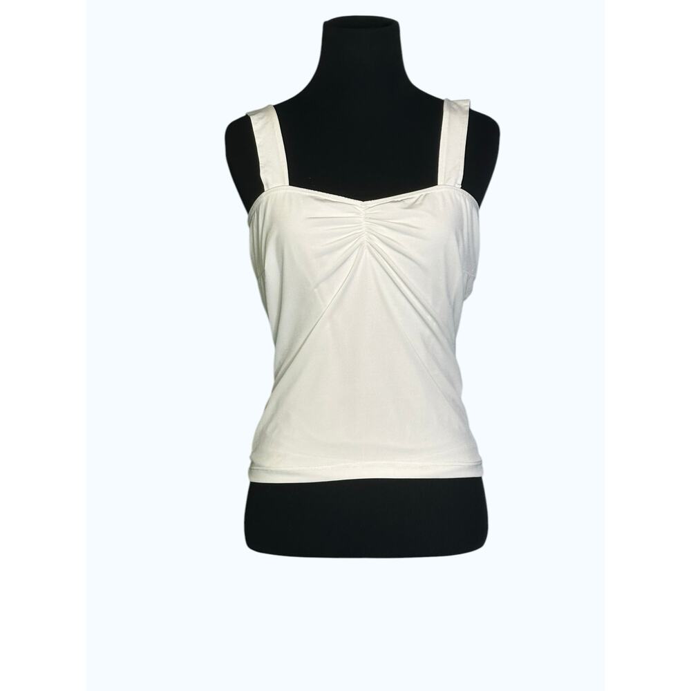 Izayla white tank top cami top size Medium